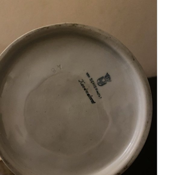 A 19 Century Statue  made In Germany by Von Schierholz porcelain  loving couple - Picture 9 of 9